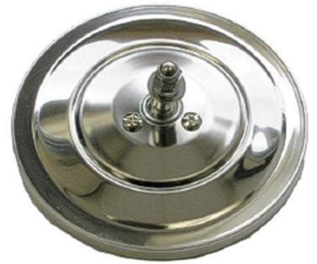 1947-1972 Chevy Truck Round (5" Ribbed) Exterior Chrome Mirror