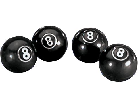 SpecialtyWheel Eight Ball Valve Caps 4006