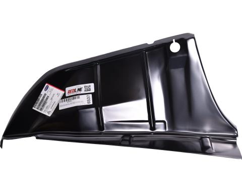 Redline Restomotive® 1969 Camaro / Firebird Left Trunk Lower Side Panel Drop Down Extension (High Quality)