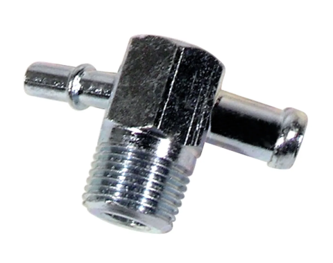 Corvette Intake Vacuum Fitting, 327,400,435 Pb, 1968-1969