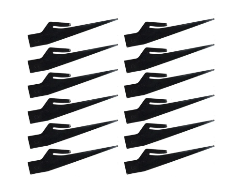 Corvette Side Vent Louvers, 12 Piece Set, 1984-1990