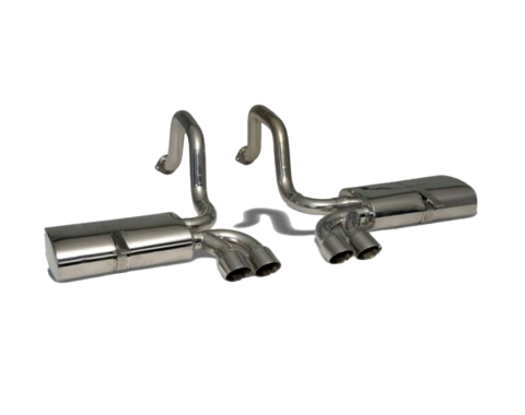 Corvette Cruiser Exhaust, with Quad 3.5" Round Tips, 1997-2004