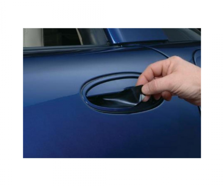 Corvette Door Handle Scratch Guards, Black, 2000-2004