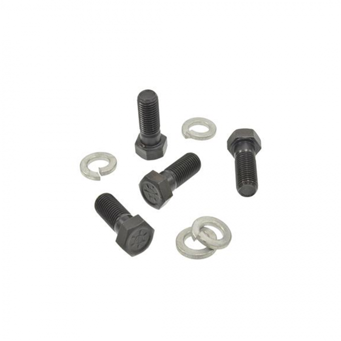 Corvette U-Joint Axle Flange To Spindle Flange Bolt Set, 1963-1982