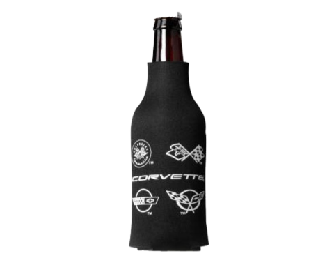 Corvette Zip-Up Bottle Huggie with Logo