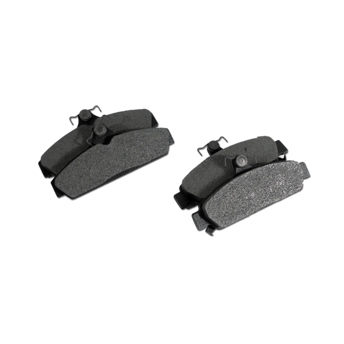 Corvette Brake Pads, Front Axle Set, Semi-Metallic, 1984-1987