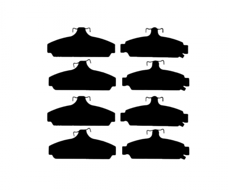 Corvette Brake Pads, Car Set, 1984-1987