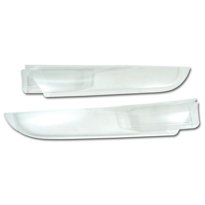 Corvette Door Kickers, Clear, 2005-2013