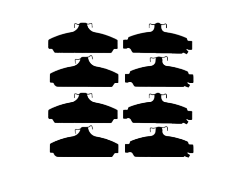 Corvette Brake Pads, Car Set, 1984-1987