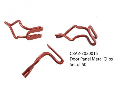 Dennis Carpenter Door Panel Clip Set - 1969-75 Ford Truck, 1968-77 Ford Bronco, 1957-72 Ford Car C8AZ-7020015