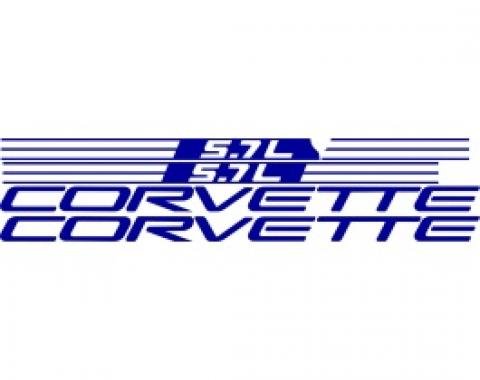 Corvette Fuel Rail Cover Letter Kit, 1999-2004