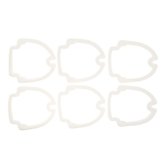 SoffSeal Tail Light Lens Gaskets 6 Pc for 68 Chevy Impala Caprice Bel Air, 2Dr Sedan, Set SS-2383