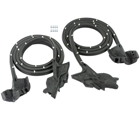 SoffSeal Door Seals for 1973-1977 General Motors A-Body, Fits 2 Door Hardtops, Pair SS-5017