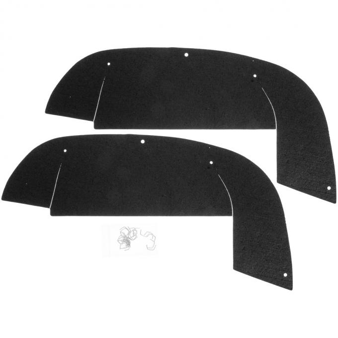 SoffSeal A-Arm Seals w/ Staples for 69-70 Chevy Bel Air, Impala Hardtop Convertible, Pair SS-2327