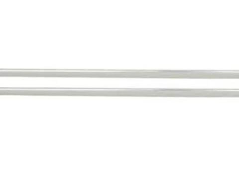 AMD Door & Quarter Top Edge Molding Set (4pcs Anodized Aluminum), 70-74 Plymouth Barracuda (Coupe) K-MN1472