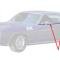 AMD Door & Quarter Top Edge Molding Set (4pcs Anodized Aluminum), 70-74 Plymouth Barracuda (Coupe) K-MN1472