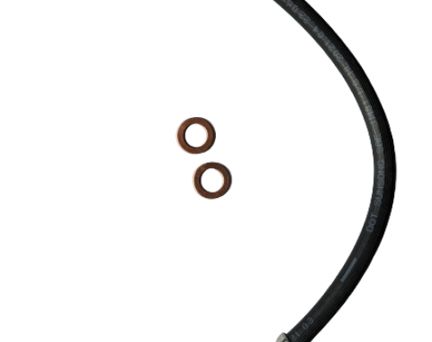 Chevy Truck Brake Caliper Hose, Right, 1971-1972
