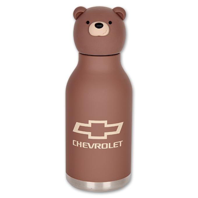 Chevrolet Bowtie Brown Bear 16oz Water Bottle