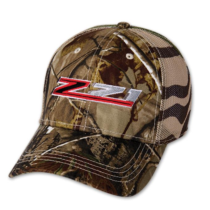 Z71 Camo Us Flag Back Trucker Cap
