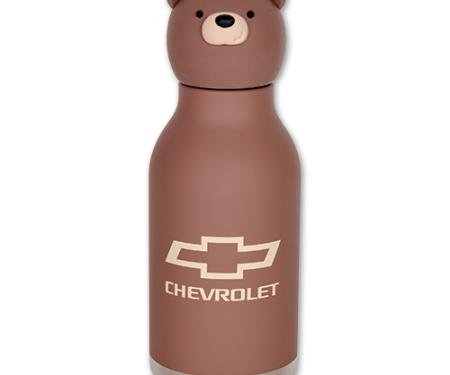 Chevrolet Bowtie Brown Bear 16oz Water Bottle