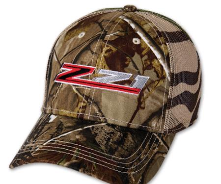 Z71 Camo Us Flag Back Trucker Cap