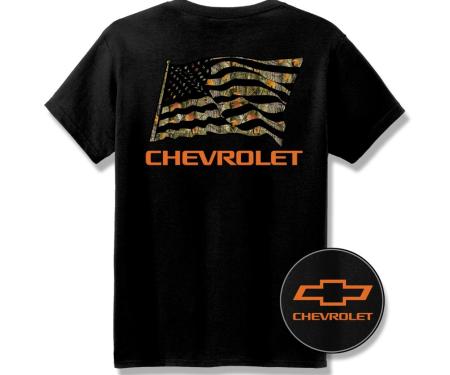 Chevrolet Bowtie Camo Flag T-Shirt