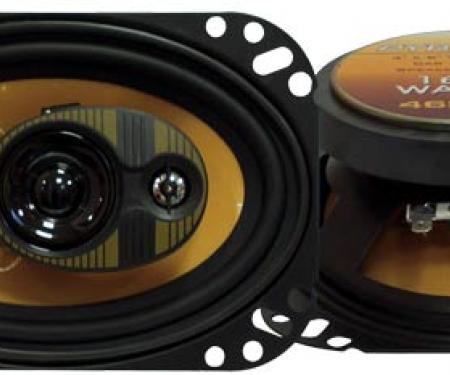 Camaro Speakers, 4x6" Dash, 160 Watt, 1982-1992