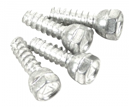 Corvette Ralley Hubcap Center Screw Set, 4 Piece, 1967-1982