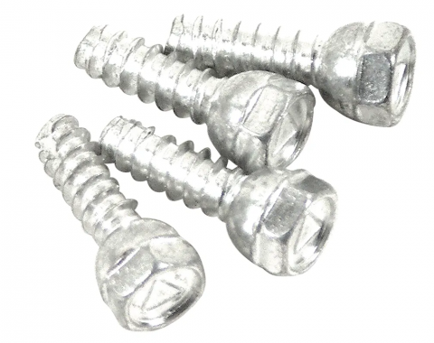 Corvette Ralley Hubcap Center Screw Set, 4 Piece, 1967-1982