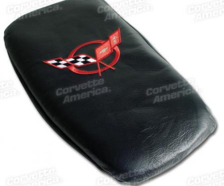 Corvette America 1997-2004 Chevrolet Corvette Vette Rest Black with Red Logo 46762