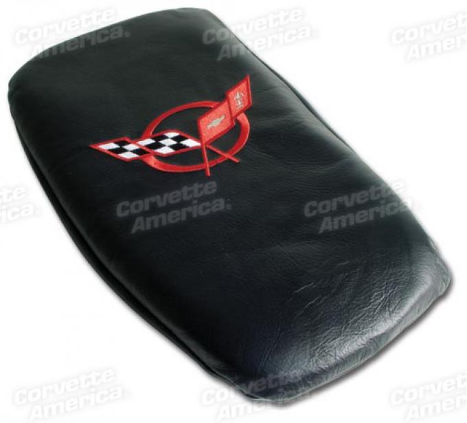 Corvette America 1997-2004 Chevrolet Corvette Vette Rest Black with Red Logo 46762