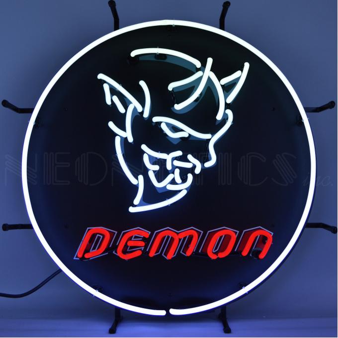 Neonetics Standard Size Neon Signs, Dodge Demon Neon Sign