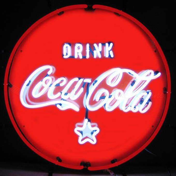 Neonetics Standard Size Neon Signs, Coca-Cola Red, White & Coke Neon Sign