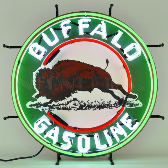 Neonetics Standard Size Neon Signs, Gas - Buffalo Gasoline Neon Sign
