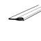 Metro Moulded Parts 1942-1948 Lincoln / Mercury / Ford Bumper to Body Seal. 2" Wide. Sold by the Foot LP 109-K