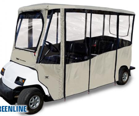 Greenline Golf Cart Enclosure, 6 Passenger