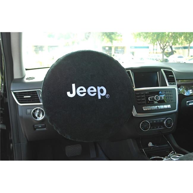 Seat Armour Jeep Steering Wheel Cover, Black SWA100JEPB