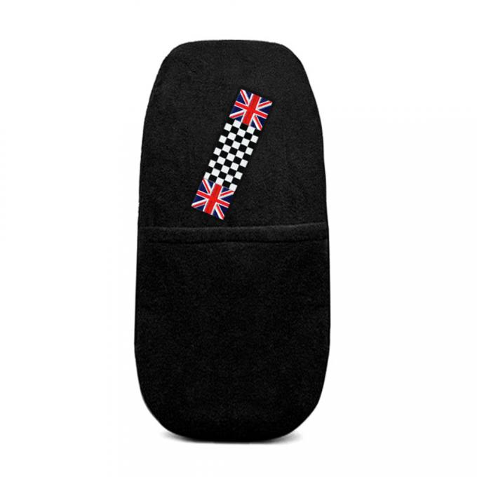 Seat Armour Mini Cooper 2008-2015  Only,  Konsole Cover™ with Pocket, Black, KAMINICB08-15