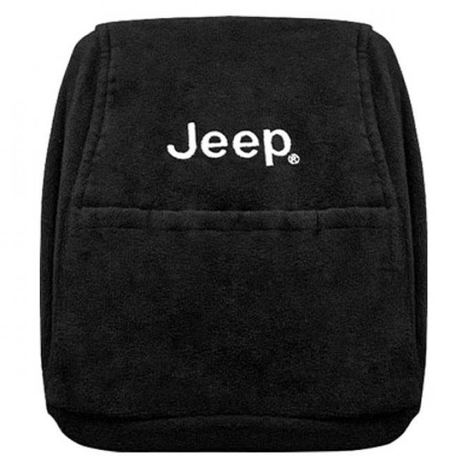 Seat Armour Jeep Wrangler 2001-2006,  Only,  Konsole Cover™ with Pocket, Black, KAJWB01-06
