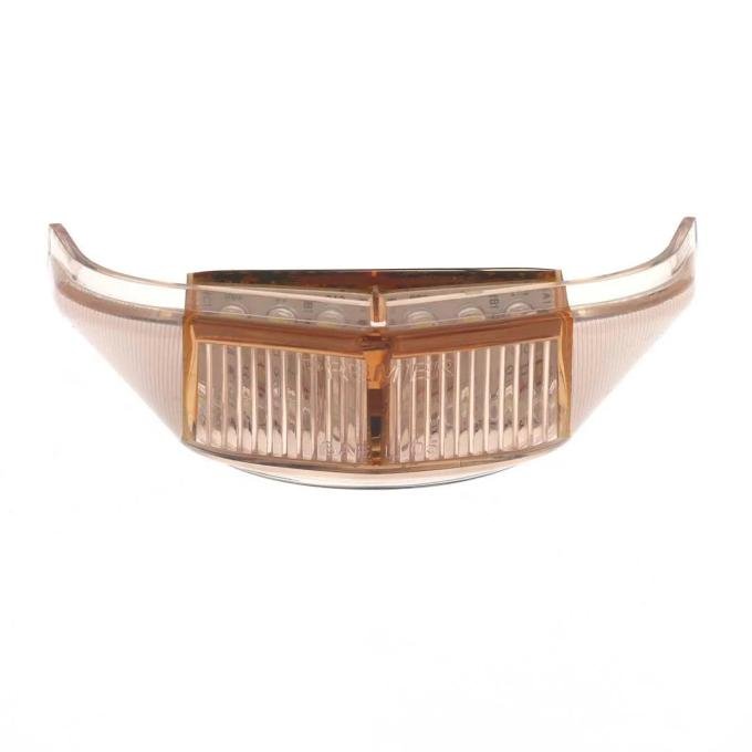 AMD License Plate Lamp Lens, Clear, 12 White LED, 12V, 55-66 Ford F100 F250 Flareside Pickup Truck X946-4555-1D