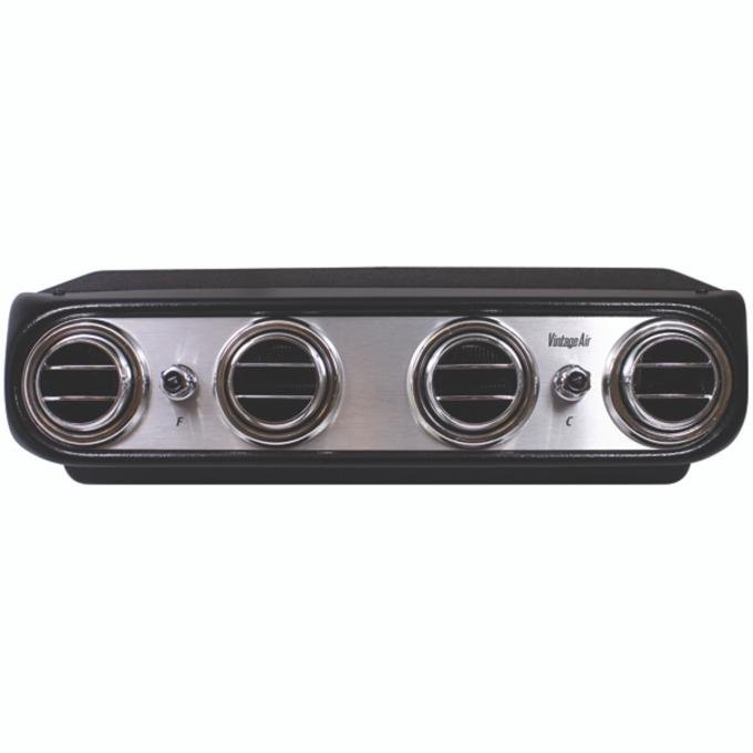 Vintage Air Heritage Under Dash System, Cool Only, Brushed Aluminum 674003