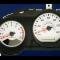 Whitegauges 2002-2004 Nissan Xterra Frontier White Face Gauges 0203NX-399