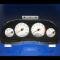 Whitegauges 1990-1991 Nissan 300zx Z32 NON TURBO White Face Gauges 9091N3-407