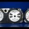 Whitegauges 1972-1979 Nissan Datsun 620 White Face Gauges 7279ND-1666