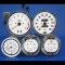 Whitegauges 1970-1976 Nissan 240Z 260Z 280Z Manual METRIC KPH KMH White Face Gauges 7076N2-2338