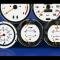 Whitegauges 1970-1976 Nissan 240Z 260Z 280Z Manual METRIC KPH KMH White Face Gauges 7076N2-2338