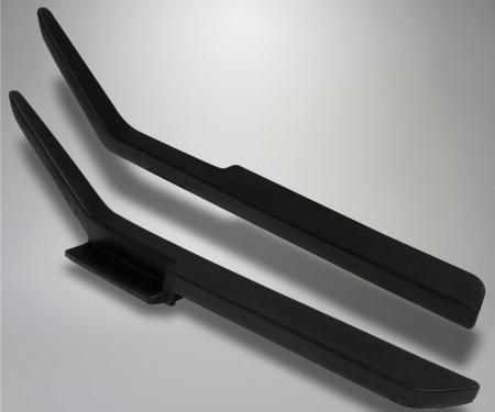 Corvette Door Panel Armrests, Black Left and Right, 1984-1989