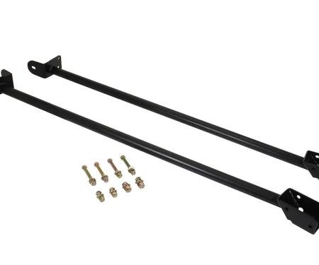 Classic Performance CPP Subframe Connectors for 1962-67 Chevy Nova, Chevy II, Tubular, Black, Kit 6267SFC-B