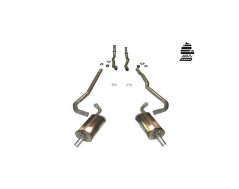 Corvette Exhaust System, 2" to 2 1/2" Automatic, with Magnaflow Mufflers, 1968-1972