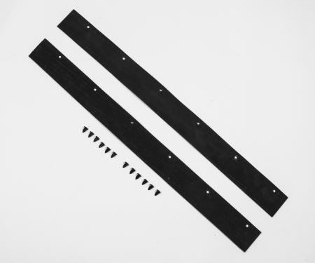 Detroit Muscle Technologies 1965 Dodge / Plymouth Mopar B Body 65 Coronet Rear Bumper Rubber Filler Strips Gap Hider BCO6565BF01